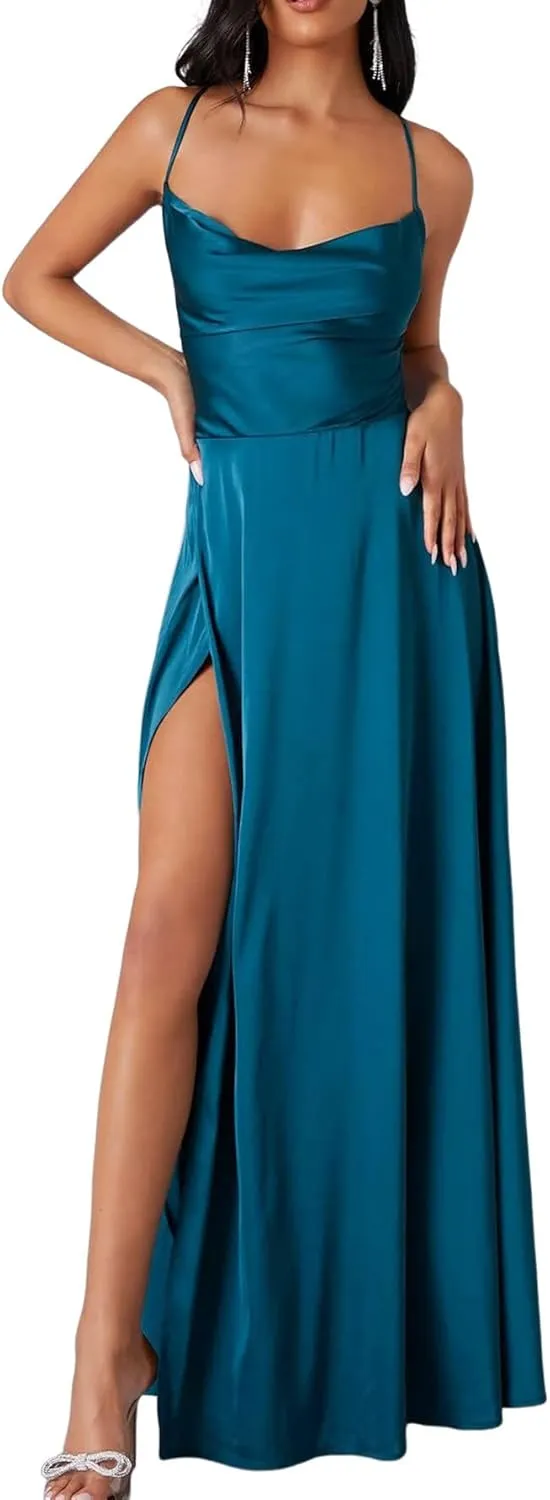 Womens Fairy Skirt Dress New 2024 Slim Fit Sling Sundress Backless V-Neck High Waist Color