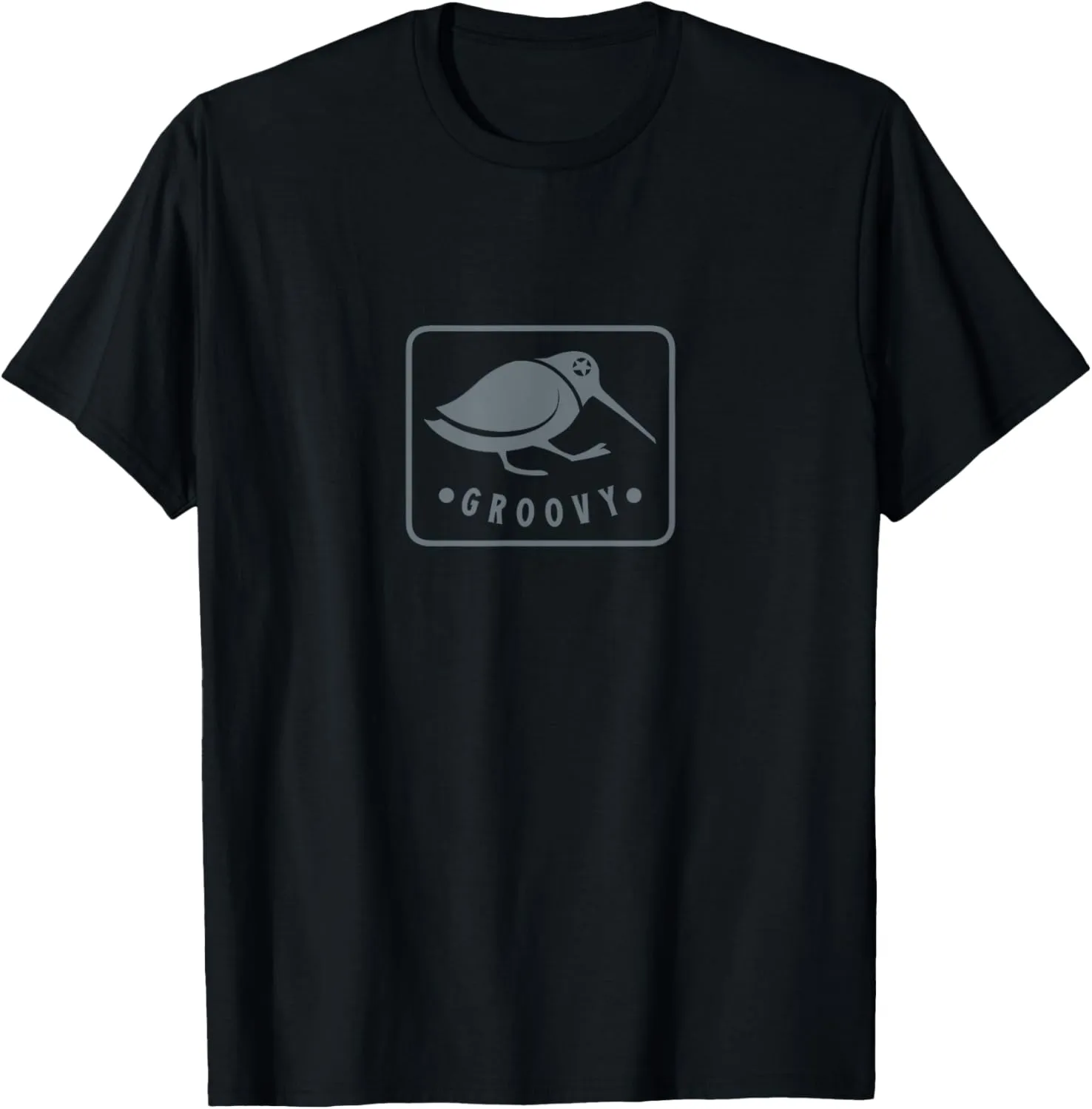 Woodcock funny dance. Minimalist design for bird fans T-Shirt