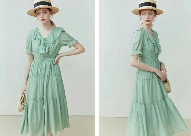 WRINKLED TEXTURED DRESS