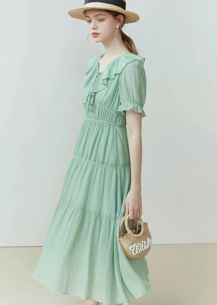 WRINKLED TEXTURED DRESS