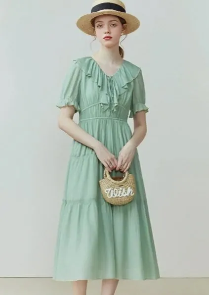 WRINKLED TEXTURED DRESS