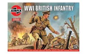 WWI British Infantry 1:76 -Airfix Vintage Classics (A00727V)